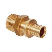 Переходник HOOBS 25-1/2" НР для труб из сшитого полиэтилена аксиальный