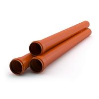 Труба канализационная наружная рыжая Millennium ПВХ 110-1000 мм