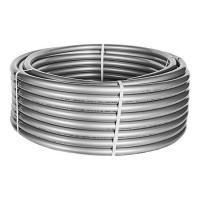 Труба из сшитого полиэтилена STOUT Stabil 32-4,7 PE-Xa/Al/PE-RT бухта 50 метров серая