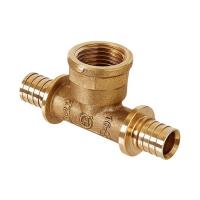 Тройник переходной HOOBS 16-1/2" ВР-16 для труб из сшитого полиэтилена аксиальный