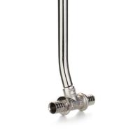 Трубка Т-образная HOOBS 16-15-20 250 мм для подключения радиатора аксиальная