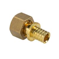 Переходник с накидной гайкой VALTEC 16-1/2" НГ для труб из сшитого полиэтилена аксиальный