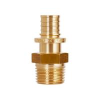 Переходник HOOBS 25-3/4" НР для труб из сшитого полиэтилена аксиальный