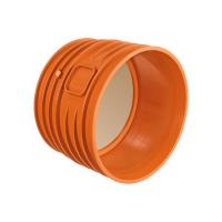 Заглушка на гладкий конец PRO AQUA PROKAN ID 300 SN16 рыжая