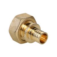 Переходник с накидной гайкой VALTEC 16-3/4" НГ евроконус для труб из сшитого полиэтилена универсальный аксиальный