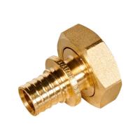 Переходник с накидной гайкой ROMMER 20-3/4" НГ евроконус для труб из сшитого полиэтилена аксиальный