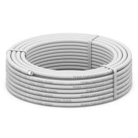 Труба гофрированная из нержавеющей стали в оболочке белая Stahlmann 20А отожженная 