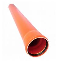 Труба канализационная наружная рыжая Nashorn ПВХ 200-3000 мм