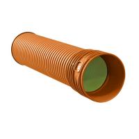 Труба канализационная наружная PRO AQUA PROKAN OD 630 6000 мм SN10 гофрированная рыжая с интегрированной муфтой
