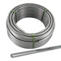 Труба из сшитого полиэтилена Millennium Stabil 16,2-2,6 100 м цвет серый