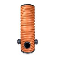 Колодец дренажный PRO AQUA PRODREN ID 400-160 с 3 выходами SN 8 1 метр рыжий