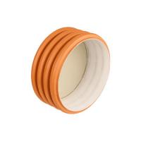 Заглушка в раструб PRO AQUA PROKAN ID 400 SN8 рыжая