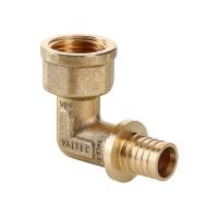 Угол переходной VALTEC 16-1/2" ВР для труб из сшитого полиэтилена универсальный аксиальный