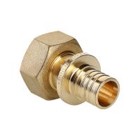 Переходник с накидной гайкой VALTEC 25-3/4" НГ для труб из сшитого полиэтилена универсальный аксиальный