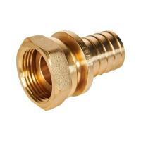 Переходник с накидной гайкой ROMMER 25-1" НГ для труб из сшитого полиэтилена аксиальный