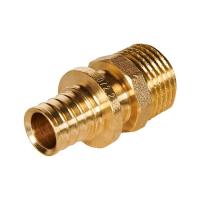 Переходник ROMMER 16-1/2" НР для труб из сшитого полиэтилена аксиальный