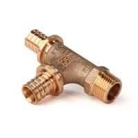 Тройник переходной РЕХАУ RX plus 20-1/2" НР-20 для труб из сшитого полиэтилена аксиальный