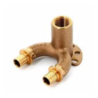 Угол настенный с креплением РЕХАУ RX plus 16-16-1/2" ВР проточный короткий
