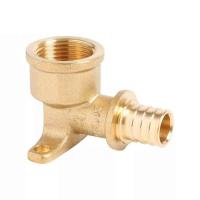 Угол настенный с креплением ViEiR VER-PRO 16-1/2" ВР для труб из сшитого полиэтилена аксиальный