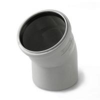 Отвод канализационный PRO AQUA Comfort 110 30° серый