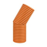 Отвод канализационный PRO AQUA PROKAN ID 200 60° SN16 рыжий