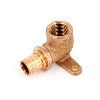 Угол настенный с креплением РЕХАУ RX plus 16-1/2" ВР для труб из сшитого полиэтилена аксиальный