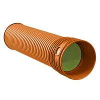Труба канализационная наружная PRO AQUA PROKAN ID 800 6000 мм SN10 гофрированная рыжая с интегрированной муфтой