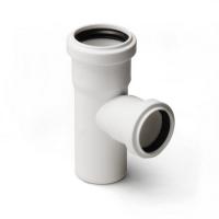 Тройник канализационный PRO AQUA Stilte 75-75 87,5° малошумный белый