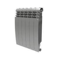 Биметаллический секционный радиатор Royal Thermo BiLiner Satin Silver 500 4 секции