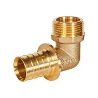 Угол переходной ROMMER 20-1/2" НР для труб из сшитого полиэтилена аксиальный