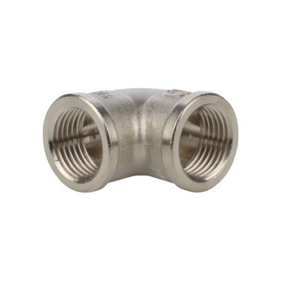 Угол соединительный STOUT 1 1/2" ВР-ВР никелированный