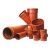 Труба канализационная наружная рыжая Nashorn ПВХ 160-2000 мм