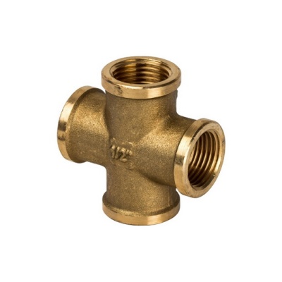 Крестовина STOUT 2" ВР-ВР латунная