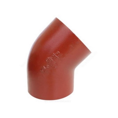 Отвод канализационный CON-PIPE SML 200-30° чугунный безраструбный шумопоглощающий