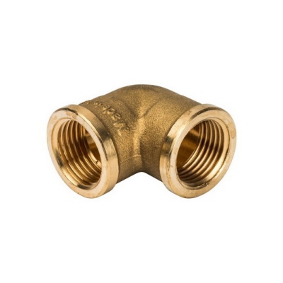 Угол соединительный STOUT 1/2" ВР-ВР латунный