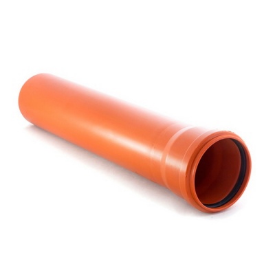 Труба канализационная наружная рыжая Cosmoplast ПВХ 110-2000 мм
