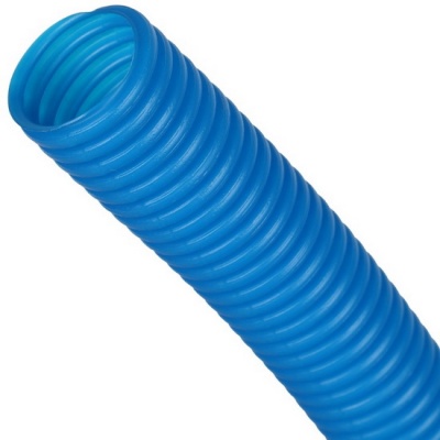 Труба гофрированная синяя STOUT 32 мм для труб 27 мм
