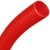 Труба гофрированная красная STOUT 40 мм для труб 32 мм бухта 30 м