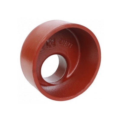 Переходник эксцентрический канализационный CON-PIPE SML 200-125 чугунный безраструбный шумопоглощающий