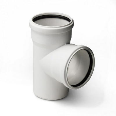 Тройник канализационный PRO AQUA Stilte 110-110 87,5° малошумный белый