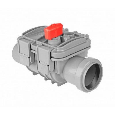 Обратный клапан PRO AQUA Comfort 50 мм серый