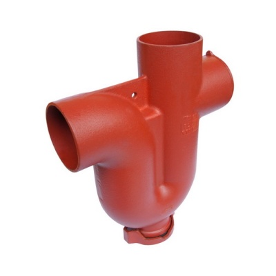 Сифон канализационный CON-PIPE SML 150 чугунный безраструбный шумопоглощающий гидрозатвор