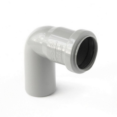 Отвод канализационный PRO AQUA Comfort 50 87,5° серый