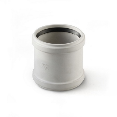 Муфта канализационная PRO AQUA Stilte Plus 200 надвижная шумопоглощающая серая