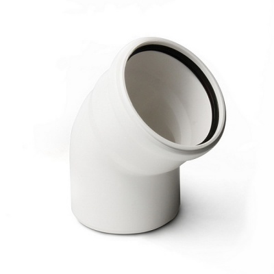 Отвод канализационный PRO AQUA Stilte 50 30° малошумный белый
