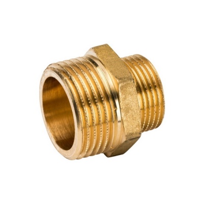 Ниппель переходной STOUT 1"-3/4" НР-НР латунный