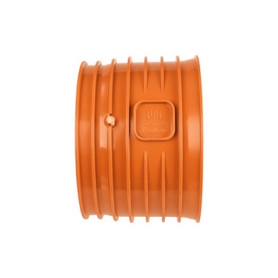 Заглушка на гладкий конец PRO AQUA PROKAN ID 300 SN16 рыжая