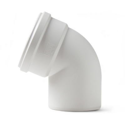 Отвод канализационный PRO AQUA Stilte Plus 160 45° шумопоглощающий серый