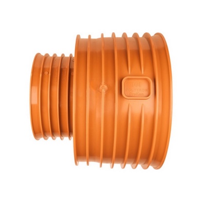 Переходник канализационный PRO AQUA PROKAN ID 300-150 экcцентрический рыжий
