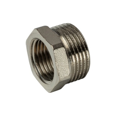 Футорка STOUT 1 1/4"-1" НР-ВР никелированная